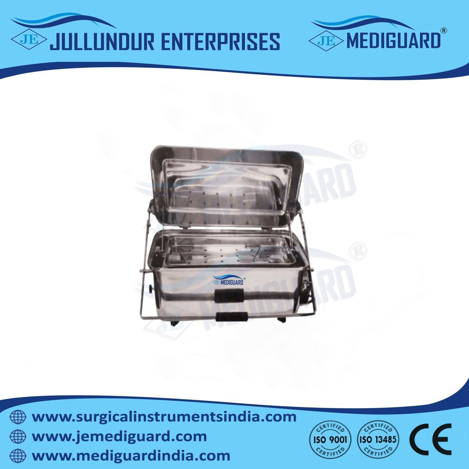 INSTRUMENT STERILIZERS ELECTRICAL JOINTED WITH TRAY LIFTING THERMOSTAT
